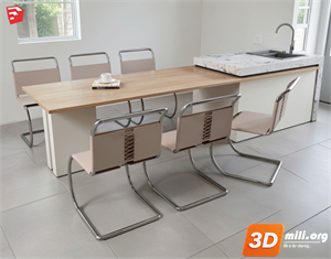 Kitchen island Skp Files